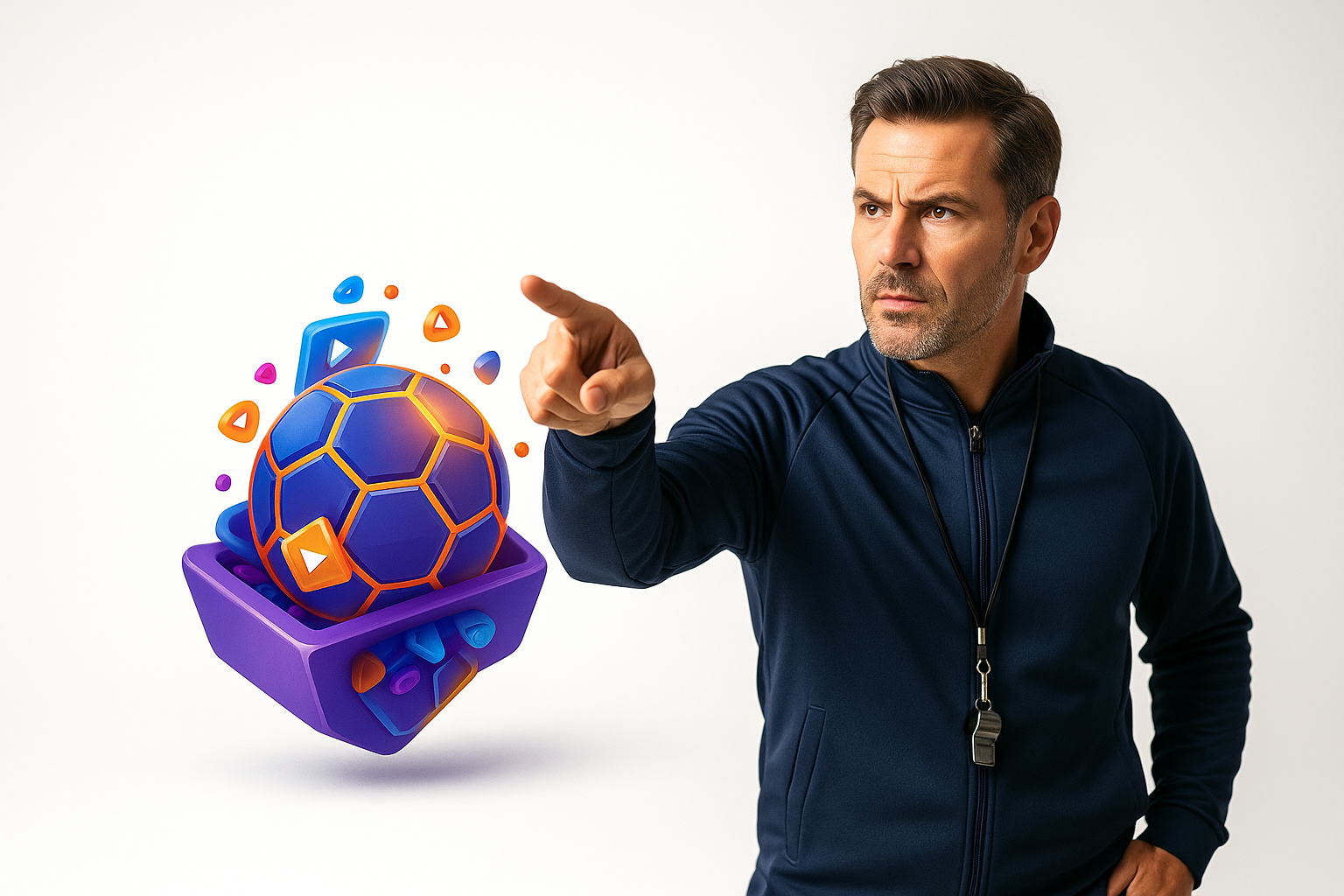 Judging panel discussing football talents